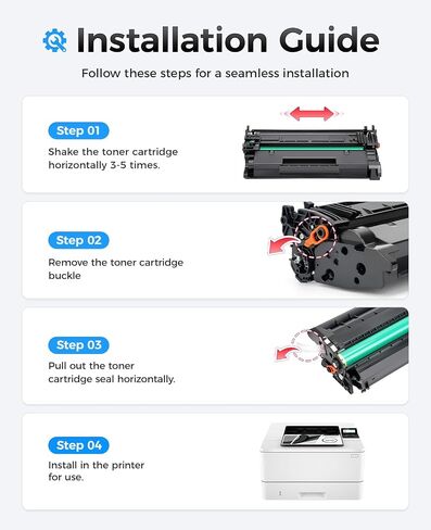 148X Black Toner Cartridge 2-Pack with chip High Yield Replacement for HP 148X W1480X 148A W1480A Compatible with HP LaserJet Pro MFP 4101dw 4101fdn 4101fdw 4001dn 4001dw 4001n 4001 4101 e Printer Ink in Saudi Arabia