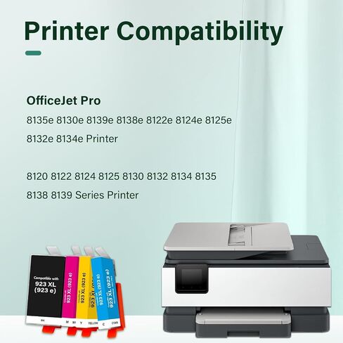 923XL 923 8130e 8125e Ink Cartridges Combo Pack for HP Printers OfficeJet in Kuwait
