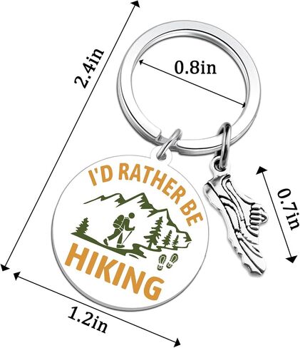 Hiking Gifts for Women Cool Mountain Gifts for Hikers Keychain in Saudi Arabia