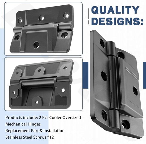 2 Pcs Cooler Oversized Mechanical Hinges for Ig-loo 150-165QT Coolers in Saudi Arabia