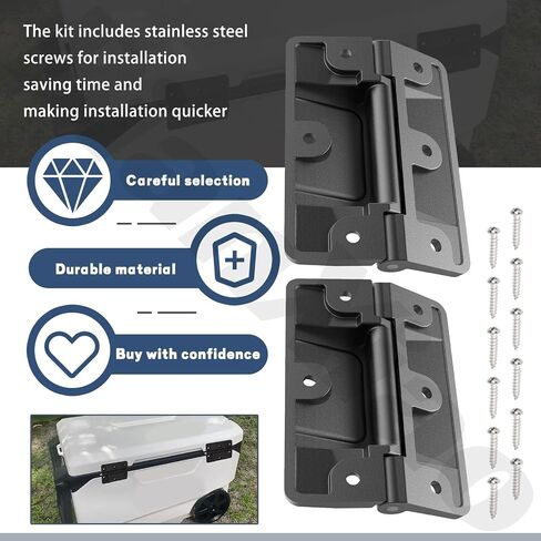 2 Pcs Cooler Oversized Mechanical Hinges for Ig-loo 150-165QT Coolers in Saudi Arabia