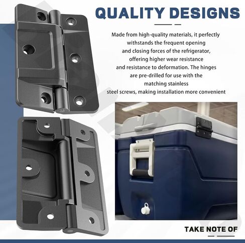 2 Pcs Cooler Oversized Mechanical Hinges for Ig-loo 150-165QT Coolers in Saudi Arabia