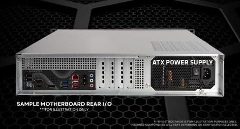 Quiet Rackmount Computer (3.4-4.6GHz AMD Ryzen 7 5700X CPU, 64GB RAM, 2TB SSD, Quadro A1000, W11 Pro) - 2U Rack Mount Server or Workstation Desktop PC for Home or Business in Saudi Arabia