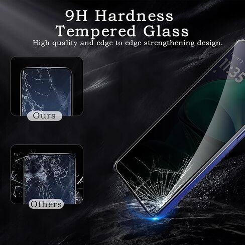[2+2 Pack] Privacy Screen Protector for Motorola Moto G Stylus 2025, Anti-Spy Shatterproof Tempered Glass with Camera Lens Tempered Glass 9H Hardness Bubble Free Anti-Glare Case Friendly in Saudi Arabia