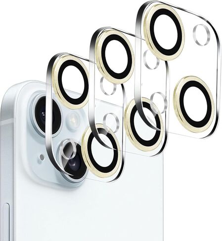 Dengduoduo 3 Pack Camera Lens Protector for iPhone 17, Tempered Glass, Ultra HD, 9H Hardness, Anti-Scratch, Case Friendly,[No Affect on Night Shots], Clear in Saudi Arabia