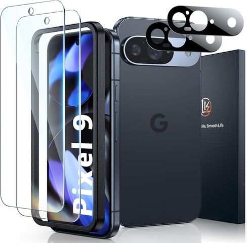 LK 2+2 Pack for Google Pixel 9a Screen Protector + Camera Lens Protector in Kuwait