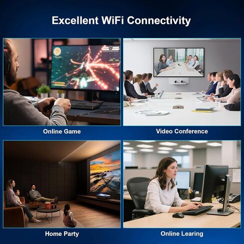 WiFi Extender Signal Booster,1200Mbps WiFi Repeater (White) in Saudi Arabia