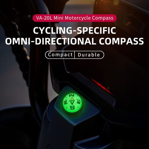 KanPas VA-20L Luminous EDC Ball Compass Free Angle Traditional Reading for Motorcycle in Saudi Arabia