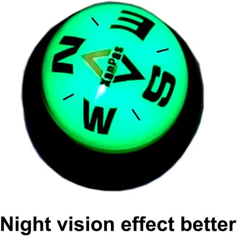 KanPas VA-20L Luminous EDC Ball Compass Free Angle Traditional Reading for Motorcycle in Saudi Arabia
