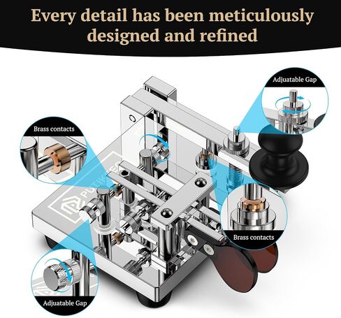 Putikeeg CQ Ohm Double Key CW-Combi (CWCOMBI) GHD Key x CQ Ohm Collaboration Paddle in Saudi Arabia