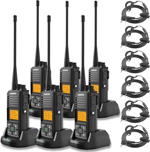 SAMCOM FPCN10A-PRO 2 Way Radio Walkie Talkies, Custom Channel Names, 6 Pack in Saudi Arabia