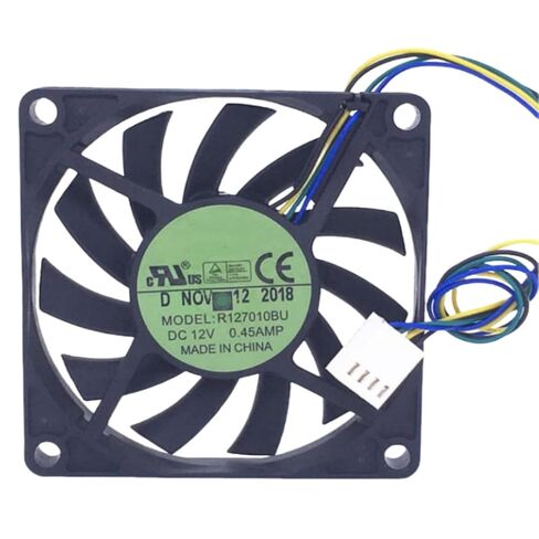 R127010BU Fan 7CM for 12V 0.45A 7010 70X70X10MM 4-Wire Cooling Fan in Kuwait