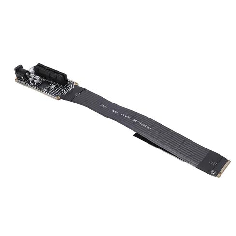 Flexible PCIe 4.0 X4 to M.2 M Key Adapter Cable, High Speed Data Transfer, for Small Workstation Builds, Ultra Thin 0.3mm FPC Circuit Board in Kuwait