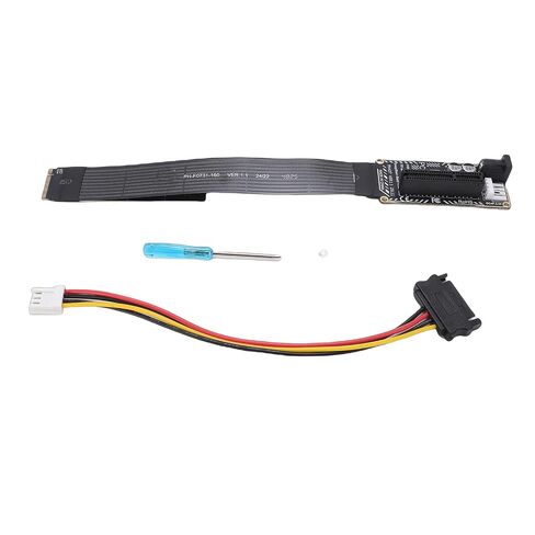 Flexible PCIe 4.0 X4 to M.2 M Key Adapter Cable, High Speed Data Transfer, for Small Workstation Builds, Ultra Thin 0.3mm FPC Circuit Board in Kuwait