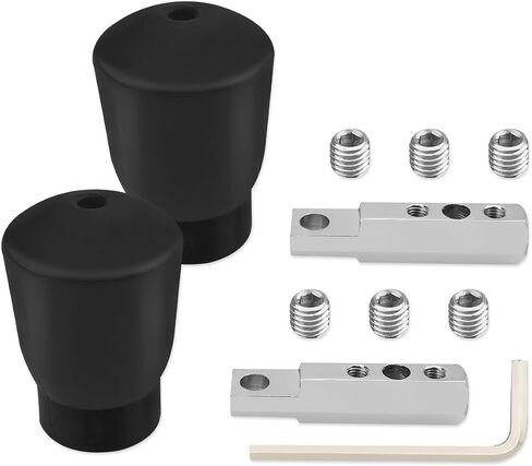 Gym Fitness Cable Ball Stopper Ends, for 5mm/6mm Home Gym Machine Accessories Replacement Parts, Exercise Equipment Wire Rope Port Joint, Rubber Steel in Saudi Arabia