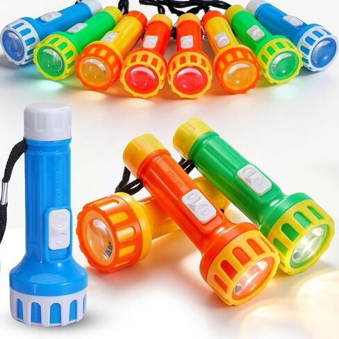 Mini Toy Flashlights Bulk 30 Pack Portable Small Kids Torch with Lanyard & Battery Camping Games Party Favors Goodie Bag Stuffers in Saudi Arabia