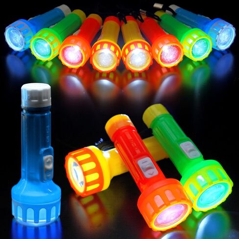 Mini Toy Flashlights Bulk 30 Pack Portable Small Kids Torch with Lanyard & Battery Camping Games Party Favors Goodie Bag Stuffers in Saudi Arabia