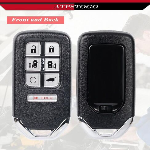 DIY Smart Key Fob Replacement Fits for Honda Odyssey 2018 2019 2020 Keyless Entry Remote Control Replace Key Kit KR5V2X ID47 6 Button in Kuwait