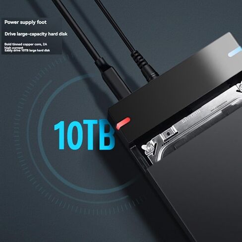 حافظة HDD مقاس 3.5 بوصة SATA إلى USB 3.0 حاوية قرص صلب خارجي 3.5 بوصة قرص SSD 10 تيرابايت صندوق HDD للكمبيوتر الشخصي Lapop يدعم حاوية محرك الأقراص الصلبة 10 تيرابايت محول عالي السرعة للكمبيوتر الشخصي بقابس الولايات المتحدة in Kuwait