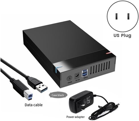 حافظة HDD مقاس 3.5 بوصة SATA إلى USB 3.0 حاوية قرص صلب خارجي 3.5 بوصة قرص SSD 10 تيرابايت صندوق HDD للكمبيوتر الشخصي Lapop يدعم حاوية محرك الأقراص الصلبة 10 تيرابايت محول عالي السرعة للكمبيوتر الشخصي بقابس الولايات المتحدة in Kuwait