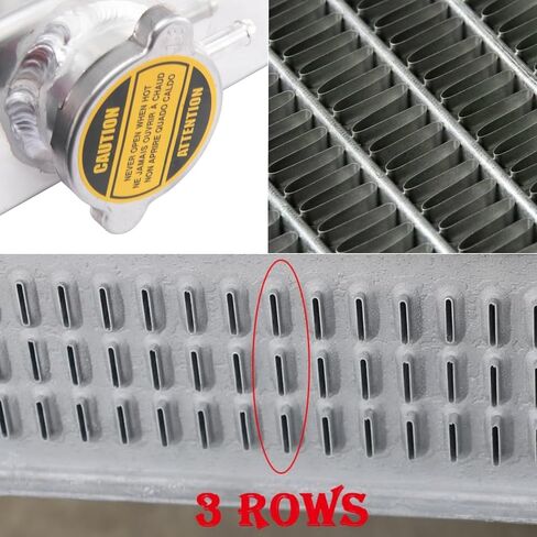 Automotive Replacement Engine Radiators 3 Row Radiator Shroud Fan For Chevy P30 GMC P3500 5.7L V8 AT MT 1994-1998 Aluminum Radiator Fan in Saudi Arabia