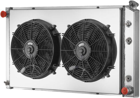 Automotive Replacement Engine Radiators 3 Row Radiator Shroud Fan For Chevy GMC V2500 V3500 R2500 R3500 7.4L V8 1989 1990 1991 in Saudi Arabia