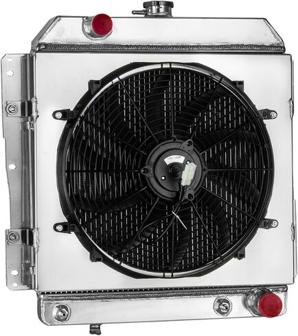Automotive Replacement Engine Radiators 4 Row Radiator Shroud Fan For Chevy Impala Caprice Biscayne Bel Air 4.6L V8 AT MT 1958 Aluminum Radiator Fan in Saudi Arabia
