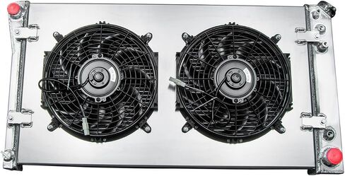 Automotive Replacement Engine Radiators 3 Row Radiator Shroud Fan For Chevy Caprice 1991 1992 1993 Buick 5.7L 92-93 in Saudi Arabia