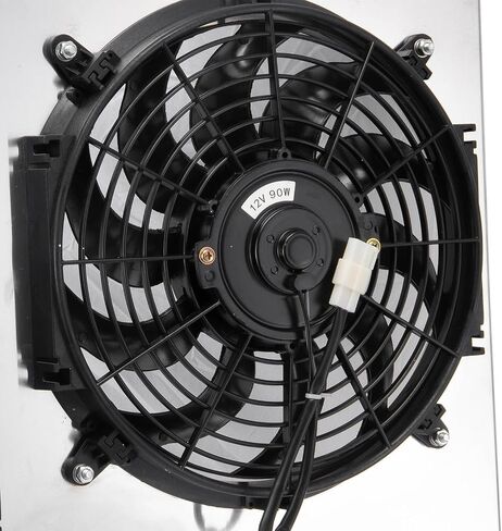 Automotive Replacement Engine Radiators Aluminum Shroud Electric Fan For Chevy Corvette Base Stingray 5.7L 7.4L V8 1973 1974 1975 1976 Aluminum Radiator Fan Replacement in Saudi Arabia