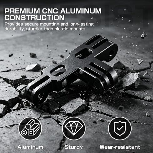 Aluminum Horizontal Vertical Dual Camera Mount for GoPro Hero 13/12/11/10/9 in Saudi Arabia