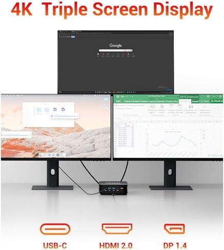 FIREBAT R3 Mini PC(High-Performance Solution) with AMD Ryzen5 7430U 6C/12T, 16GB(LPDDR4) RAM, 512GB SSD, WiFi6 BT5.2, Triple 4K Display, Portable Desktop Computer in Saudi Arabia