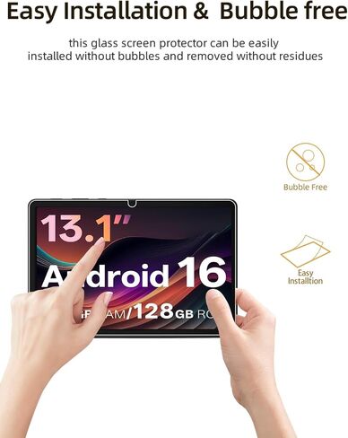 Screen Protector for FIRYMID 1315/V13, HD Tempered Glass, Anti-Scratch, Touch Sensitive, Anti-Fingerprint, Bubble-Free, Case Friendly,1 pack. in Saudi Arabia