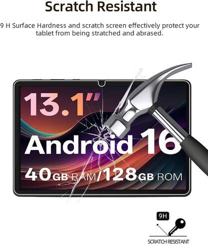 Screen Protector for FIRYMID 1315/V13, HD Tempered Glass, Anti-Scratch, Touch Sensitive, Anti-Fingerprint, Bubble-Free, Case Friendly,1 pack. in Saudi Arabia