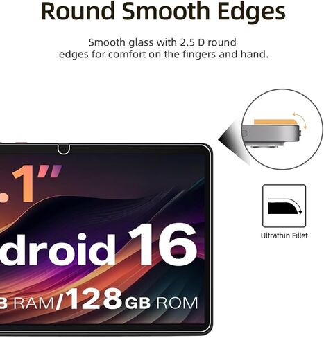 Screen Protector for FIRYMID 1315/V13, HD Tempered Glass, Anti-Scratch, Touch Sensitive, Anti-Fingerprint, Bubble-Free, Case Friendly,1 pack. in Saudi Arabia