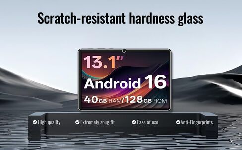 Screen Protector for FIRYMID 1315/V13, HD Tempered Glass, Anti-Scratch, Touch Sensitive, Anti-Fingerprint, Bubble-Free, Case Friendly,1 pack. in Saudi Arabia