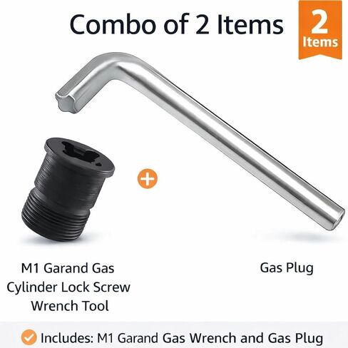GOTICAL M1 Garand Gas Cylinder Lock Screw Wrench Tool for Removing Gas Plug – High Strength Steel – Strong Grip Sturdy and Well Built for Conventional Gas Plugs in Saudi Arabia