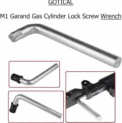 GOTICAL M1 Garand Gas Cylinder Lock Screw Wrench Tool for Removing Gas Plug – High Strength Steel – Strong Grip Sturdy and Well Built for Conventional Gas Plugs in Saudi Arabia