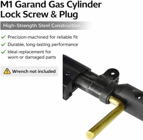 GOTICAL M1 Garand Gas Cylinder Lock Screw Wrench Tool for Removing Gas Plug – High Strength Steel – Strong Grip Sturdy and Well Built for Conventional Gas Plugs in Saudi Arabia