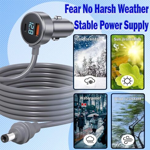 Starlink Mini 12V DC Power Cable,10Ft Car Charger Cigarette Lighter Adapter in Kuwait