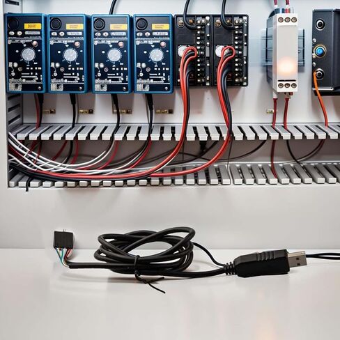 FTDI USB إلى كابل محول تسلسلي 6Pin لـ ft232rl لـ TTL 3. لـ 3 فولت لـ Arduino لتصحيح أخطاء البرمجة Raspberry Pi 1 متر أسود in Kuwait
