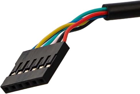 FTDI USB إلى كابل محول تسلسلي 6Pin لـ ft232rl لـ TTL 3. لـ 3 فولت لـ Arduino لتصحيح أخطاء البرمجة Raspberry Pi 1 متر أسود in Kuwait