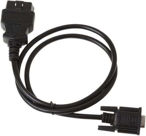 1 Piece Tools Adapter Cable DB9 Serial Data Connector 16 Pin Male to Female Suitable for Vehicle Inspection Automotive Service Station in Saudi Arabia