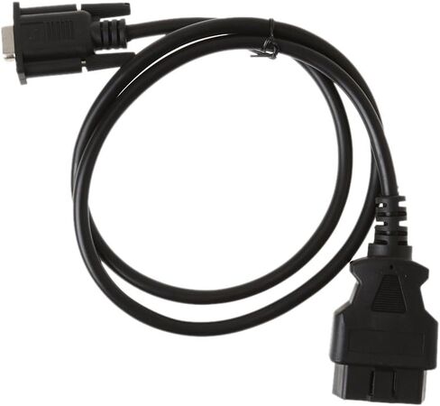 1 Piece Tools Adapter Cable DB9 Serial Data Connector 16 Pin Male to Female Suitable for Vehicle Inspection Automotive Service Station in Saudi Arabia