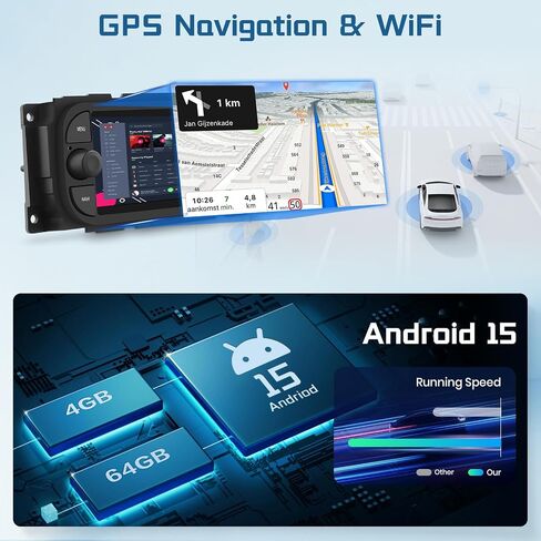 4G+64G for Dodge RAM 2002-2006/For Jeep Grand Cherokee/Wrangler Radio in Saudi Arabia