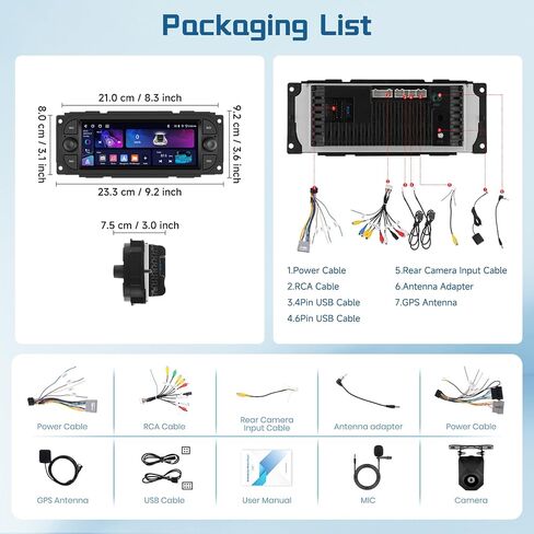 4G+64G for Dodge RAM 2002-2006/For Jeep Grand Cherokee/Wrangler Radio in Saudi Arabia
