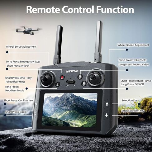 WF20 1080P FPV Camera Foldable Brushless Drone Great Value for Beginners in Saudi Arabia