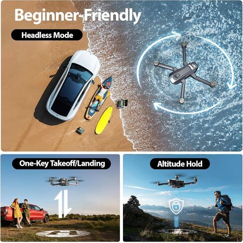 WF20 1080P FPV Camera Foldable Brushless Drone Great Value for Beginners in Saudi Arabia