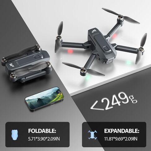 WF20 1080P FPV Camera Foldable Brushless Drone Great Value for Beginners in Saudi Arabia