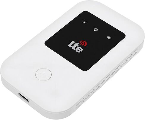 AYNEFY 4G LTE Portable Router, ABS Mobile Hotspot with 2100mAh Battery, 300Mbps Multi Device Sharing, Plug and Play Travel Internet for Families Seniors Car Outdoor Use in Kuwait