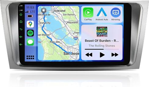 Linux Car Radio for Toyota Camry 2006 2007 2008 2009 2010 2011(Not Fit JBL), 9 Inch IPS HD Touch Screen Car Radio Wireless CarPlay Android Auto, GPS Navigation 5G WiFi AM FM Radio in Kuwait